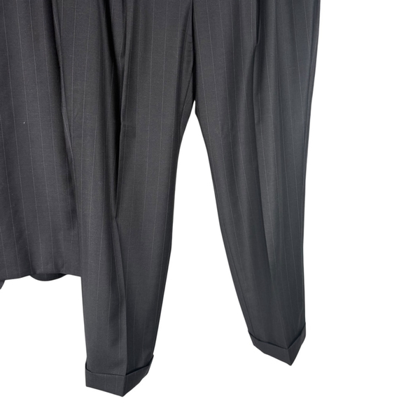 Ermenegildo Zegna Trofeo Charcoal Pinstripe Suit Set Mens Size IT 54 R US 44 R - Picture 4 of 16